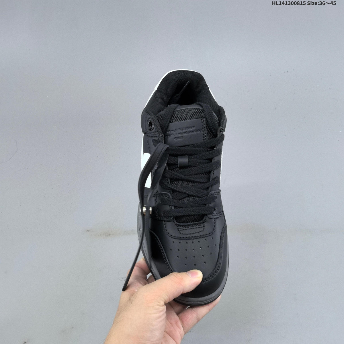 Off-White Arrows Low-Top Sneakers in Black and White