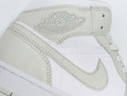 Nike Air Jordan 1 Mid Sneakers White Grey CV5280-103