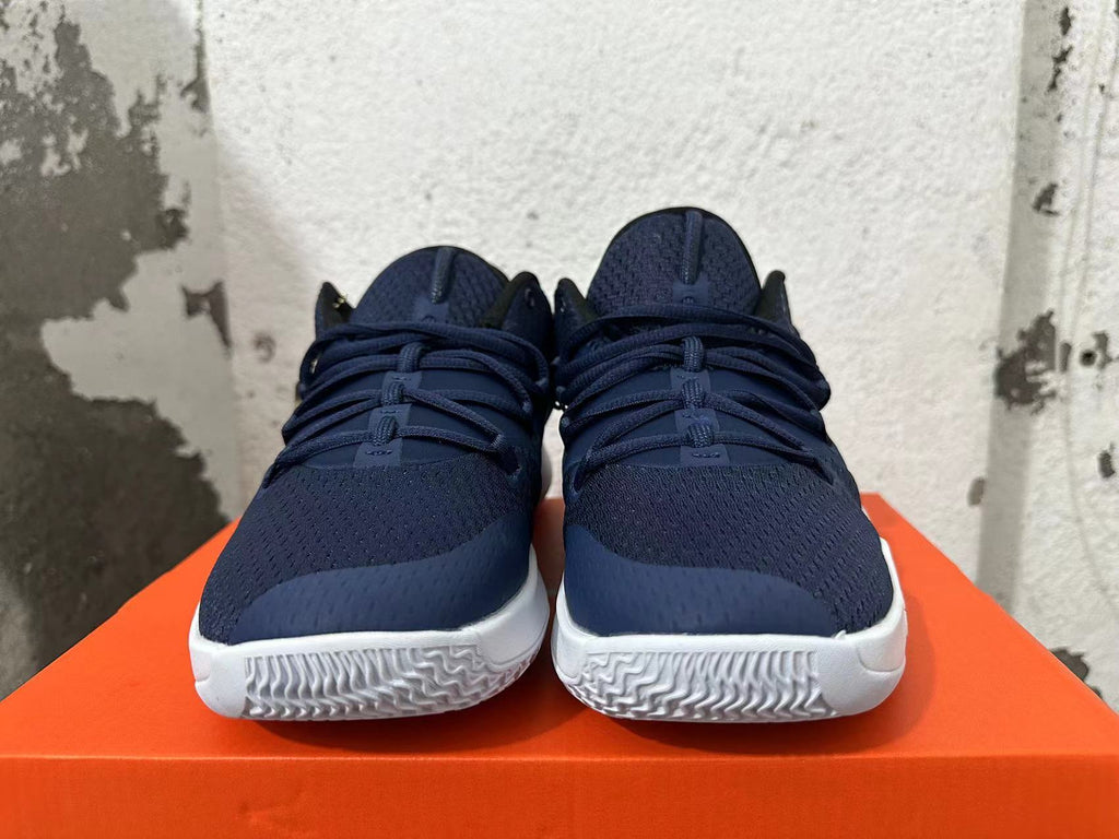 Nike Zoom Basketball Shoes, Navy Blue and White