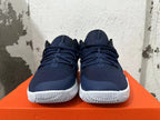 Nike Zoom Basketball Shoes, Navy Blue and White