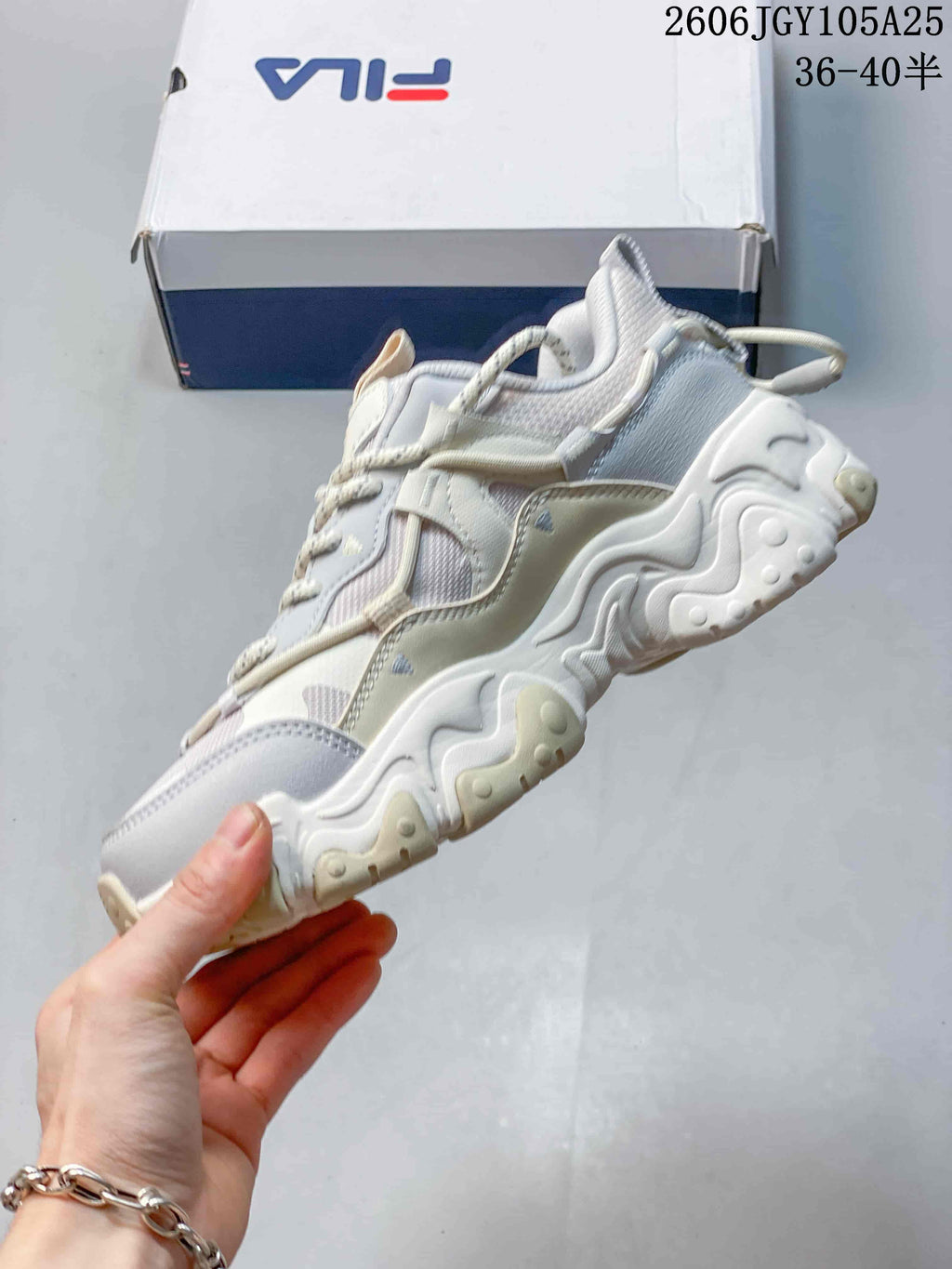 FILA FUSION Chunky Platform Sneakers, Pastel Mix F52W532182FOS