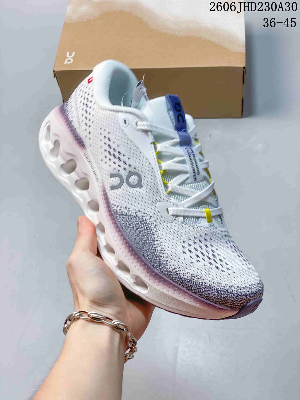 On Cloudtilt Sneakers in White and Purple