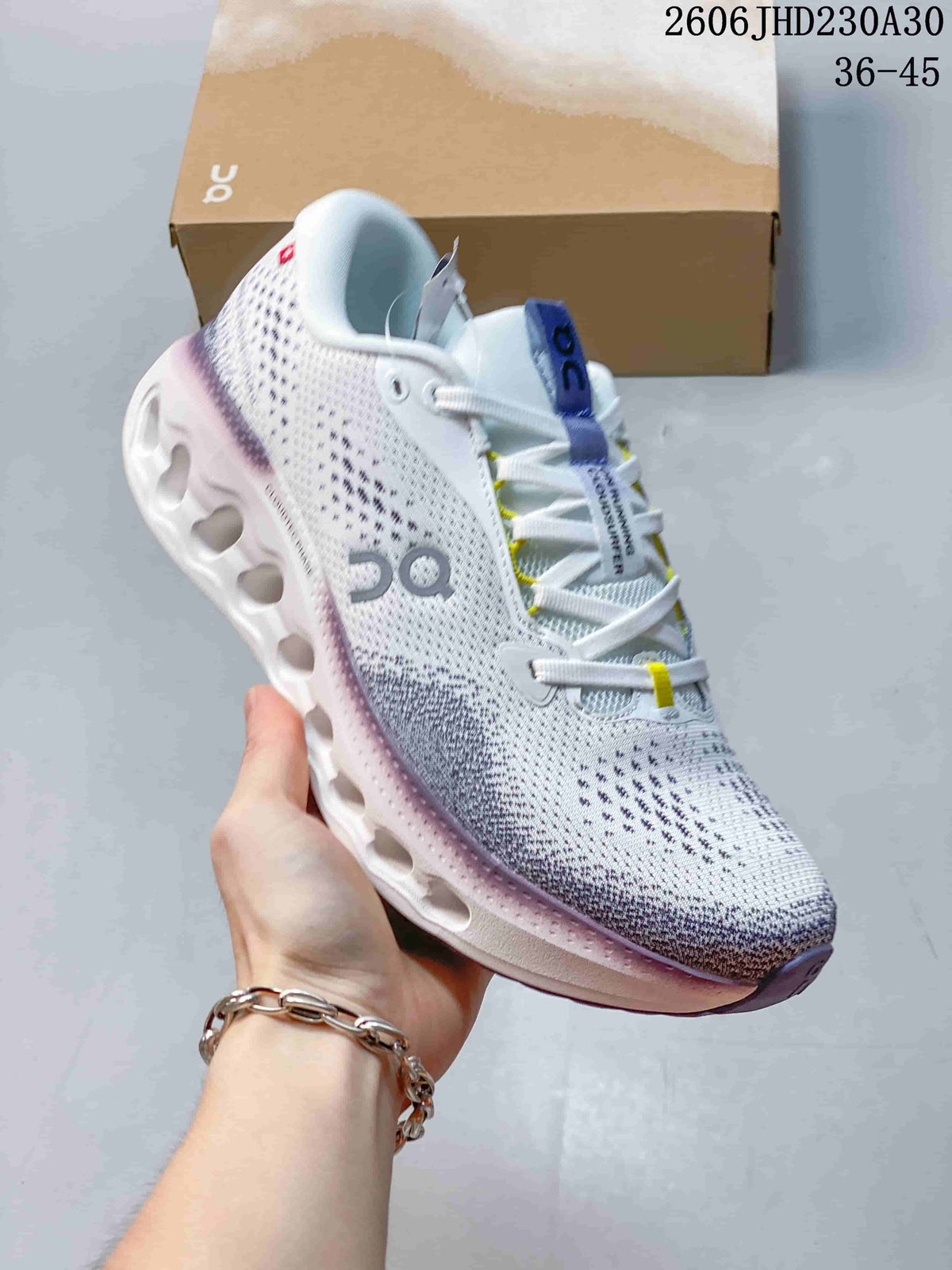 On Cloudtilt Sneakers in White and Purple
