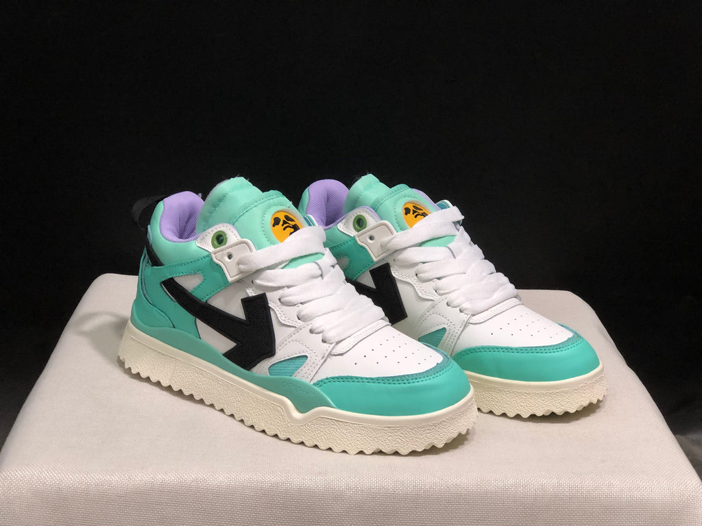 Off-White Out Of Office High-Top Sneakers Mint White