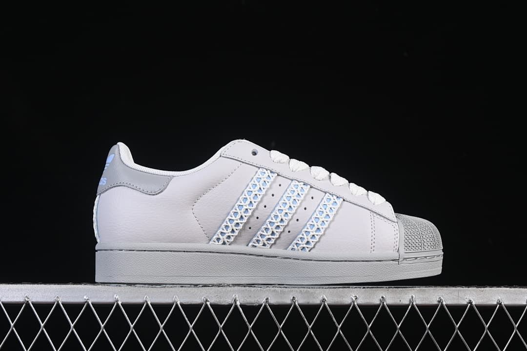 adidas Superstar II JQ8729 White Sneakers with Blue Details