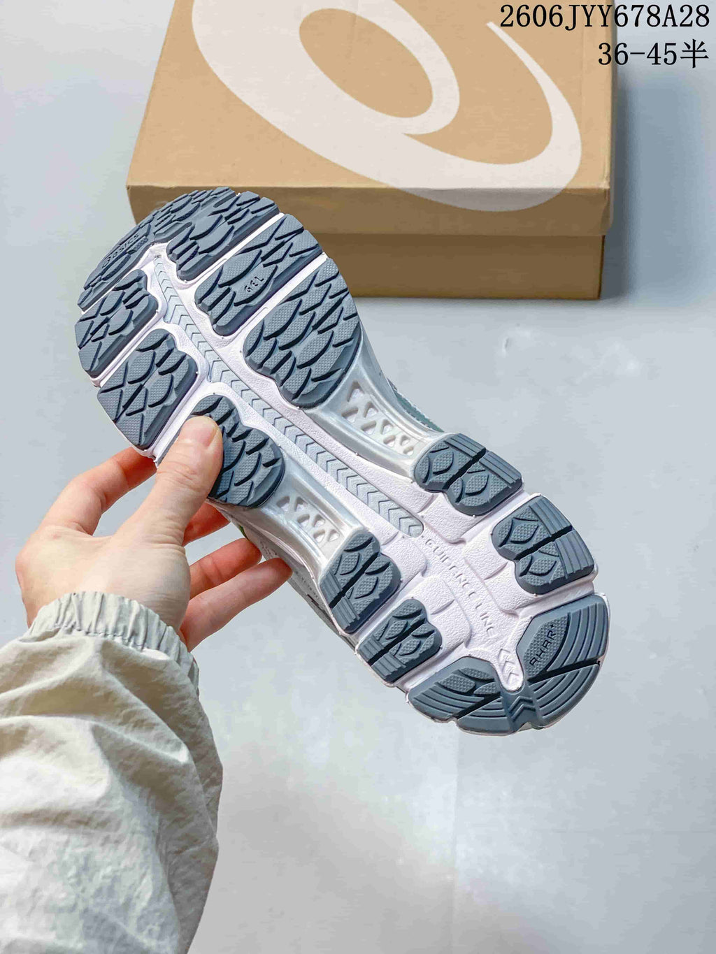 ASICS GEL-KAYANO 12.1 Silver Green Running Shoes