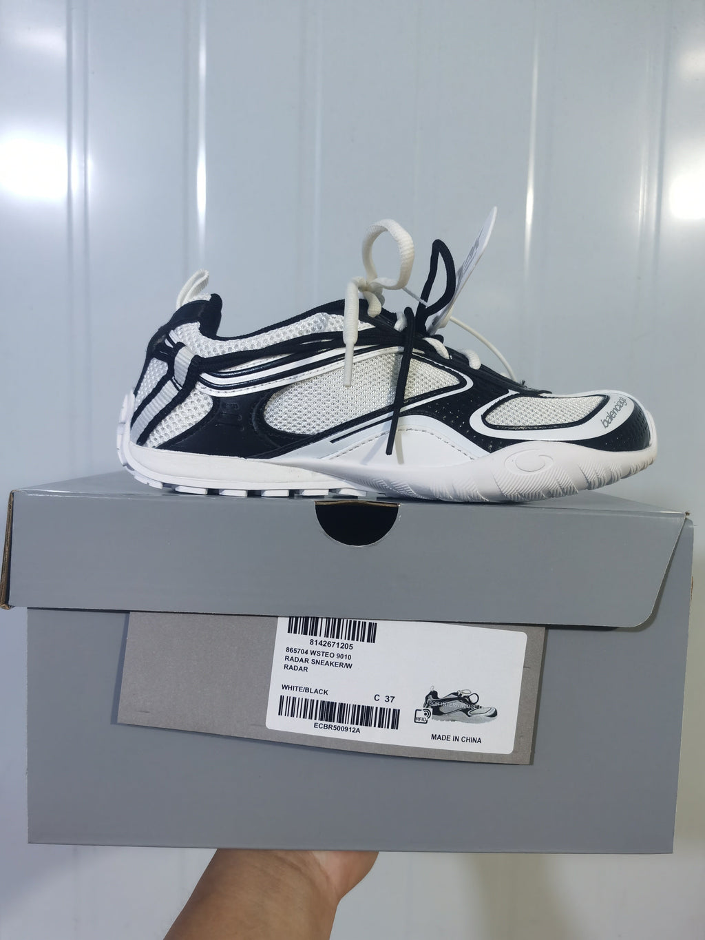 Balenciaga Radar Sneaker White/Black 9010