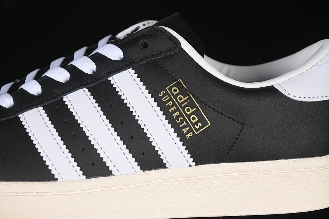 Adidas Superstar JI0319 Black and White Sneakers