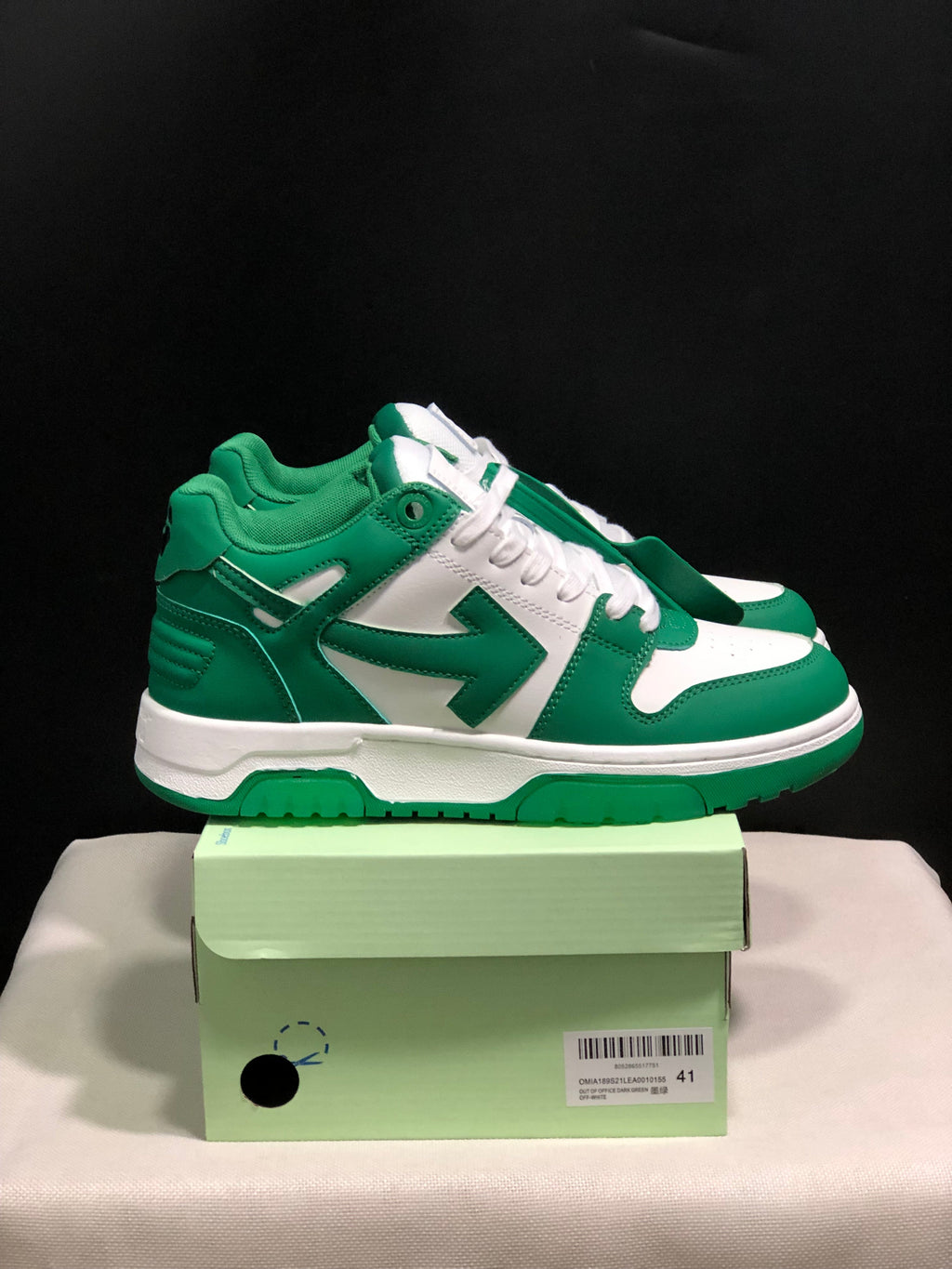 Off-White Out Of Office Low-Top Sneakers Green White