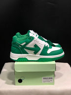 Off-White Out Of Office Low-Top Sneakers Green White
