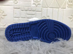 Jordan AJ1 High Black Blue Sneakers 555088-404