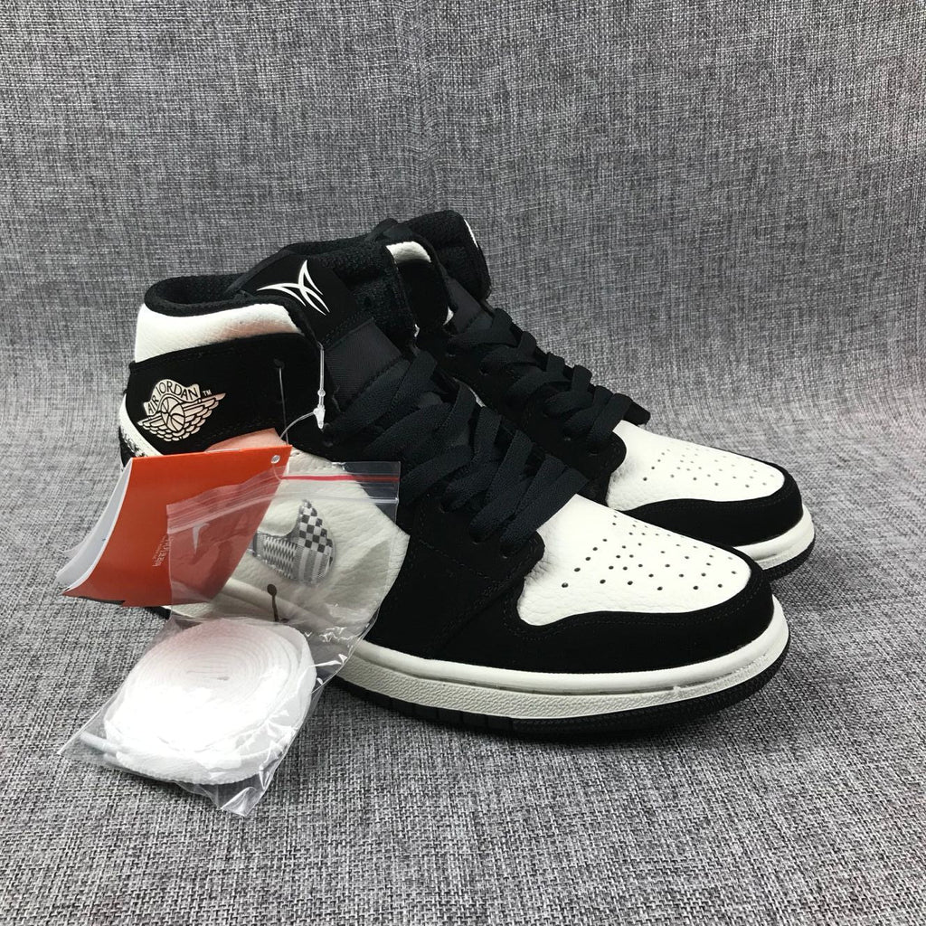 Air Jordan 1 Mid Black History Month Sneakers 852542-010