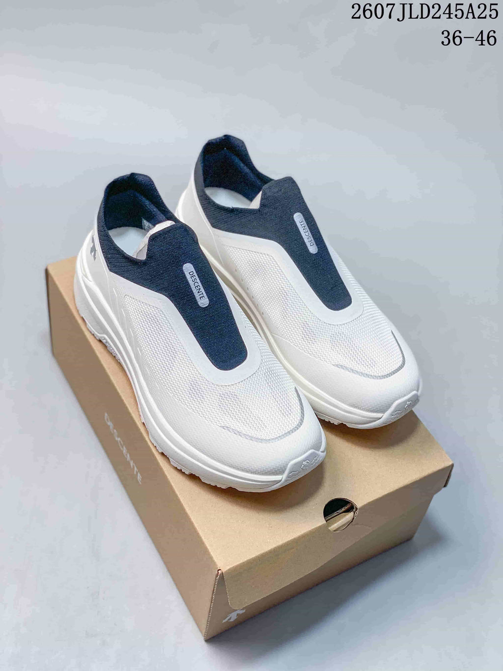 DESCENTE DUALIS PRIMER Slip-On Sneakers White Navy