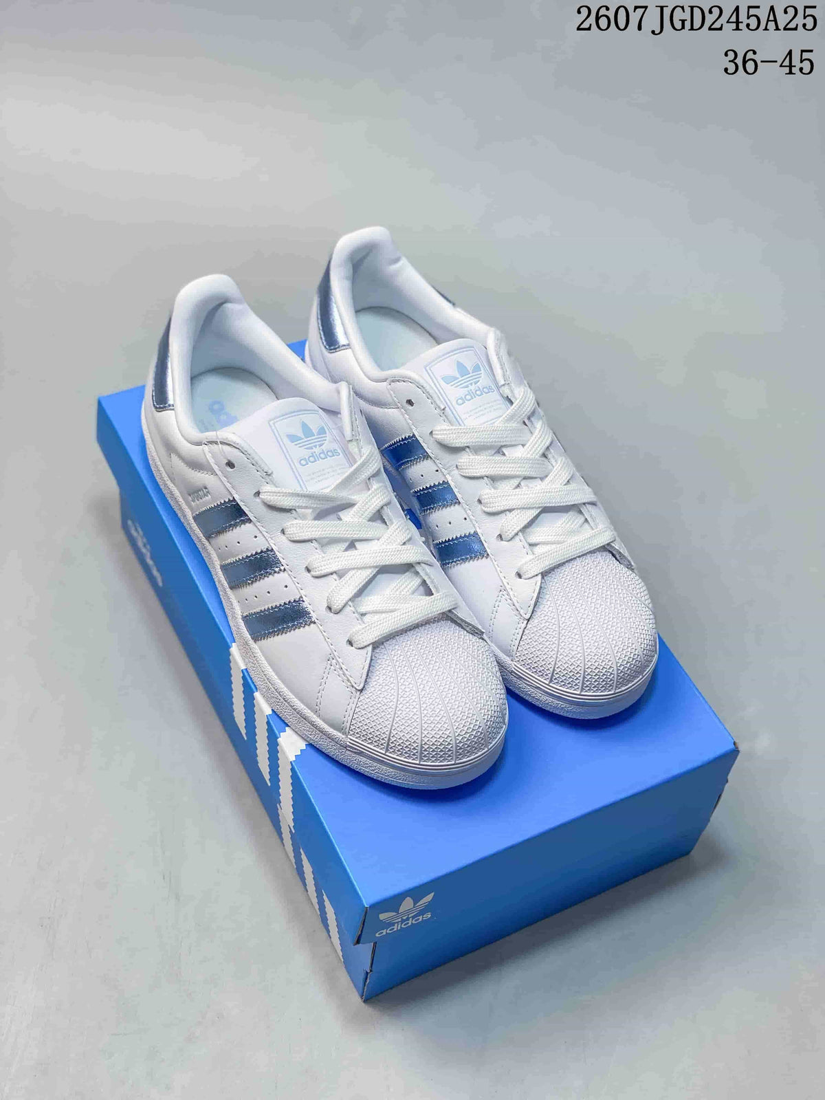 adidas Superstar Sneakers White Blue 712250EEU