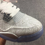 Jordan Air Jordan 4 Laser Platinum Sneakers