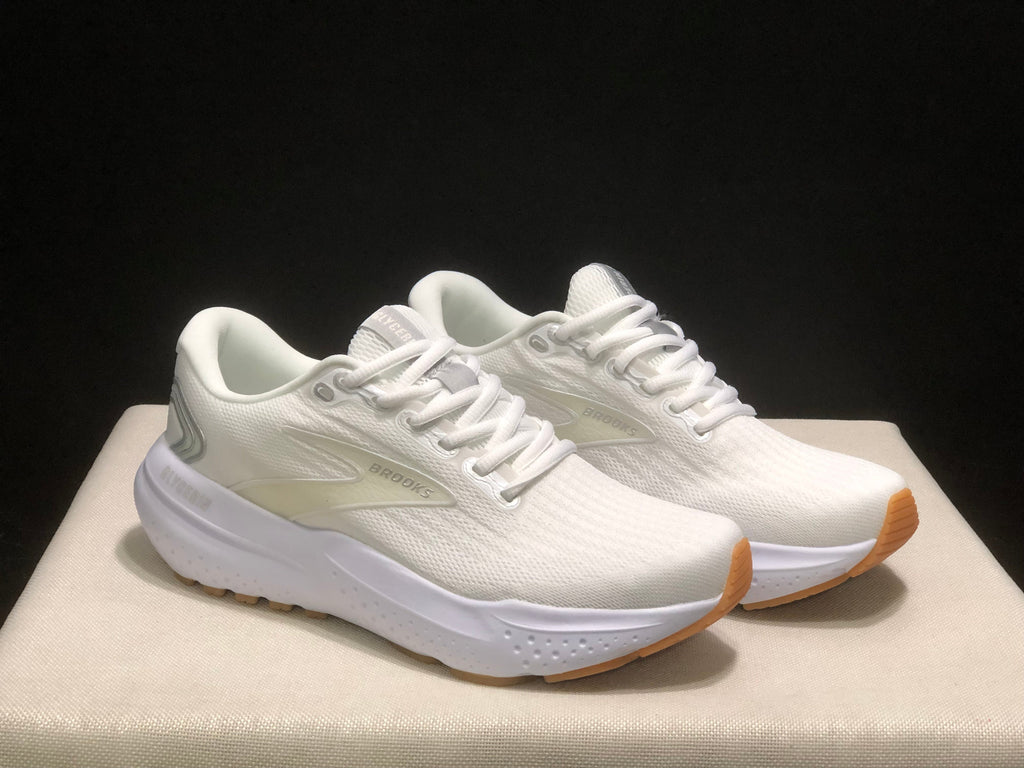 Brooks Glycerin 21 White Low-Top Running Sneakers