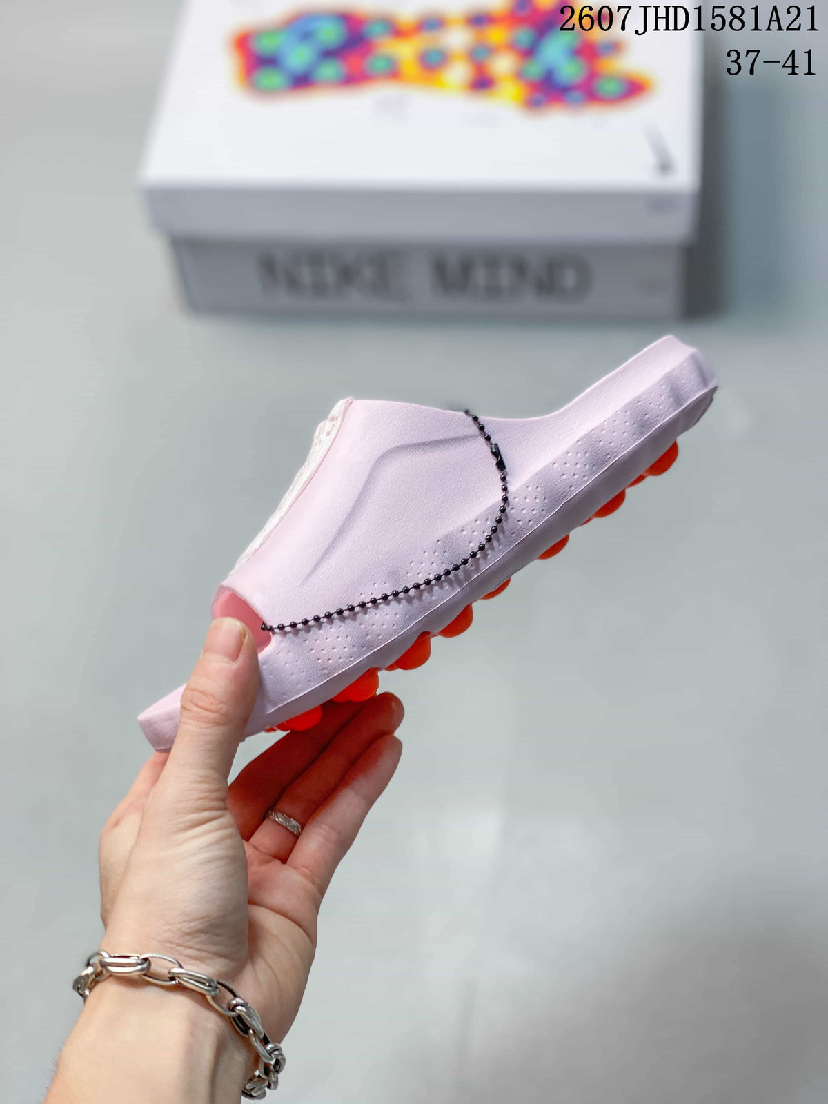 Nike Mind 001 Pregame Mule Slides Pink 712310WOE