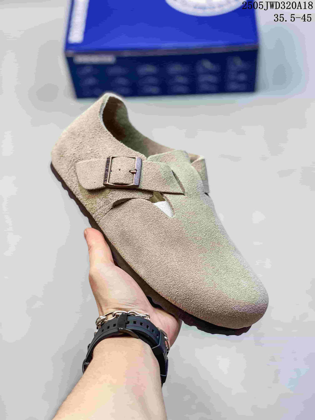 Birkenstock Zurich Two-Strap Clog Sandals, Suede-Look