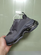 Balenciaga Triple S Clear Sole Sneakers Dark Grey 1801