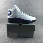 Jordan Air Jordan 13 Lakers Sneakers White Purple 414571-105