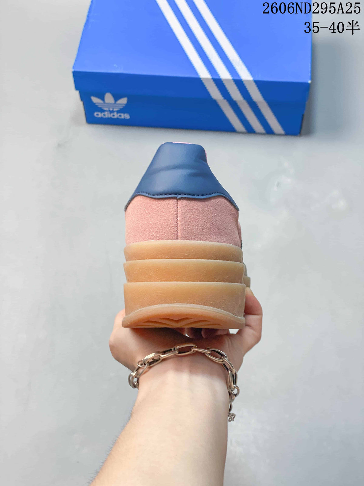 adidas Gazelle Bold W Sneakers Pink Navy Gum Sole