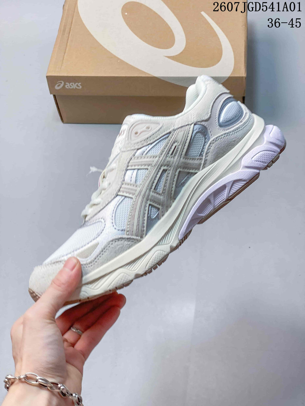 ASICS GEL-NYC 2.0 White Silver Retro Sneakers