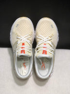 On Cloud X 4 Sneakers in Cream and Orange