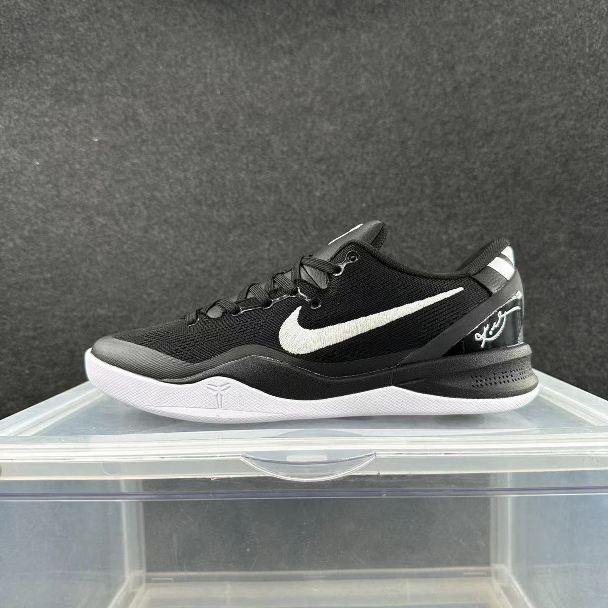 Nike Kobe Black and White Basketball Sneakers