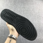 Air Jordan 1 Mid Sneakers, Black