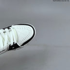 Louis Vuitton White and Black Low-Top Sneakers