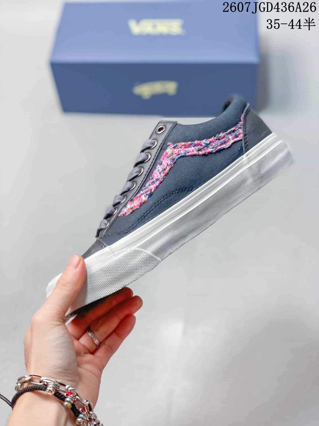 Vans Old Skool 36 Sneakers in Navy and Multicolor