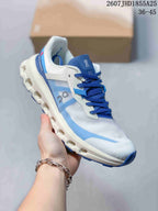 On Cloudvista 2 Trail Sneakers, White and Blue