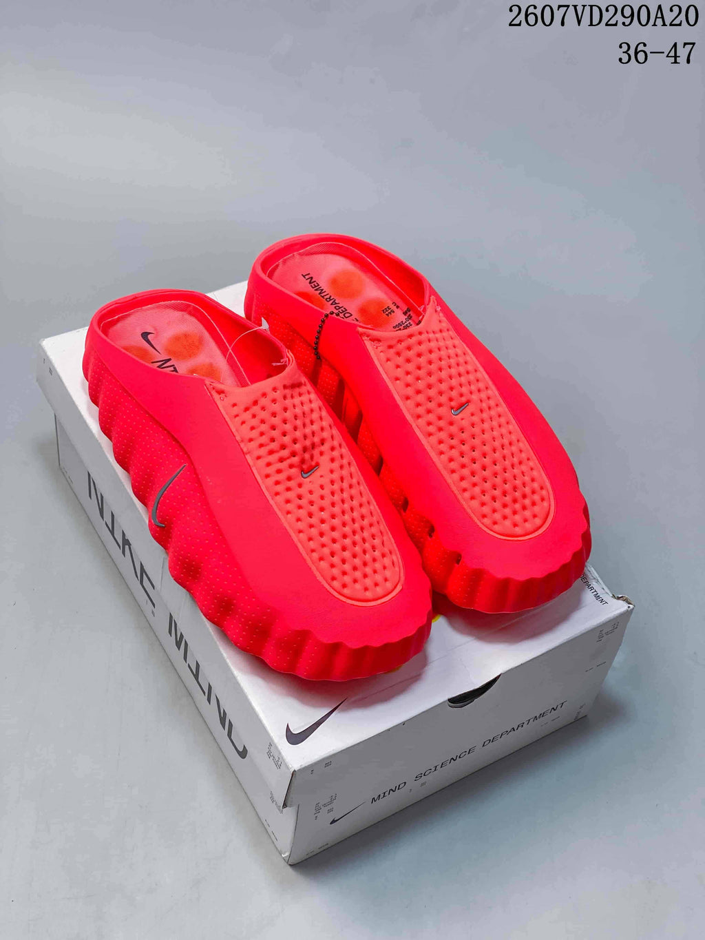 Nike Mind 001 Red Massage Slides