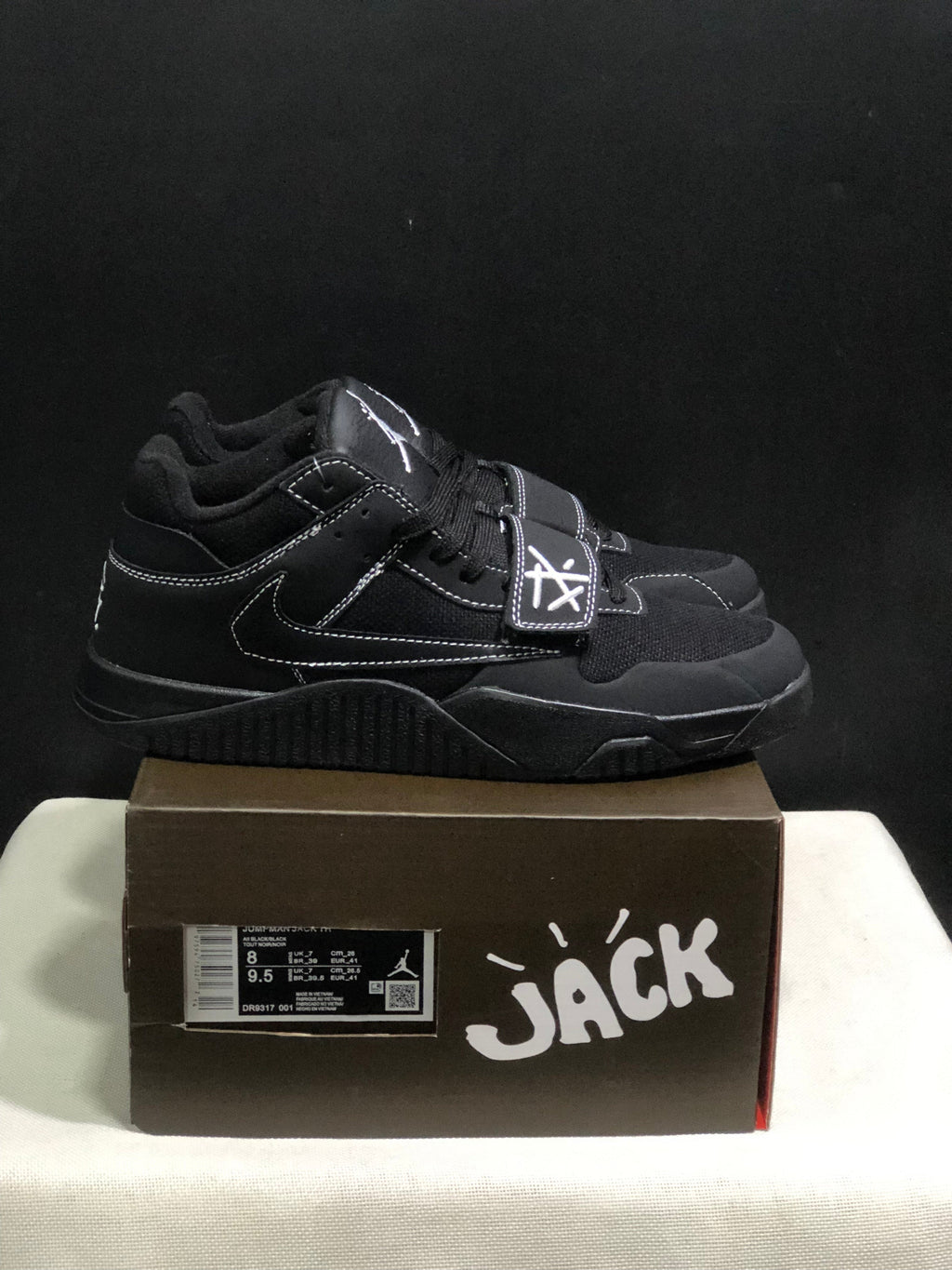 Jordan Jumpman Jack Travis Scott Black Sneakers