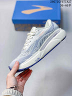 Brooks Glycerin Max Running Shoes White Blue Pink