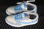 Travis Scott x Fragment Air Jordan 1 Low OG SP Grey Blue