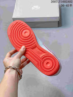Nike Air Force 1 ’07 Low White Red Sneakers
