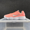 Nike Pink and White Low-Top Sneakers