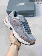 New Balance 509 Gray White Red Retro Sneakers 2607JJD292A02