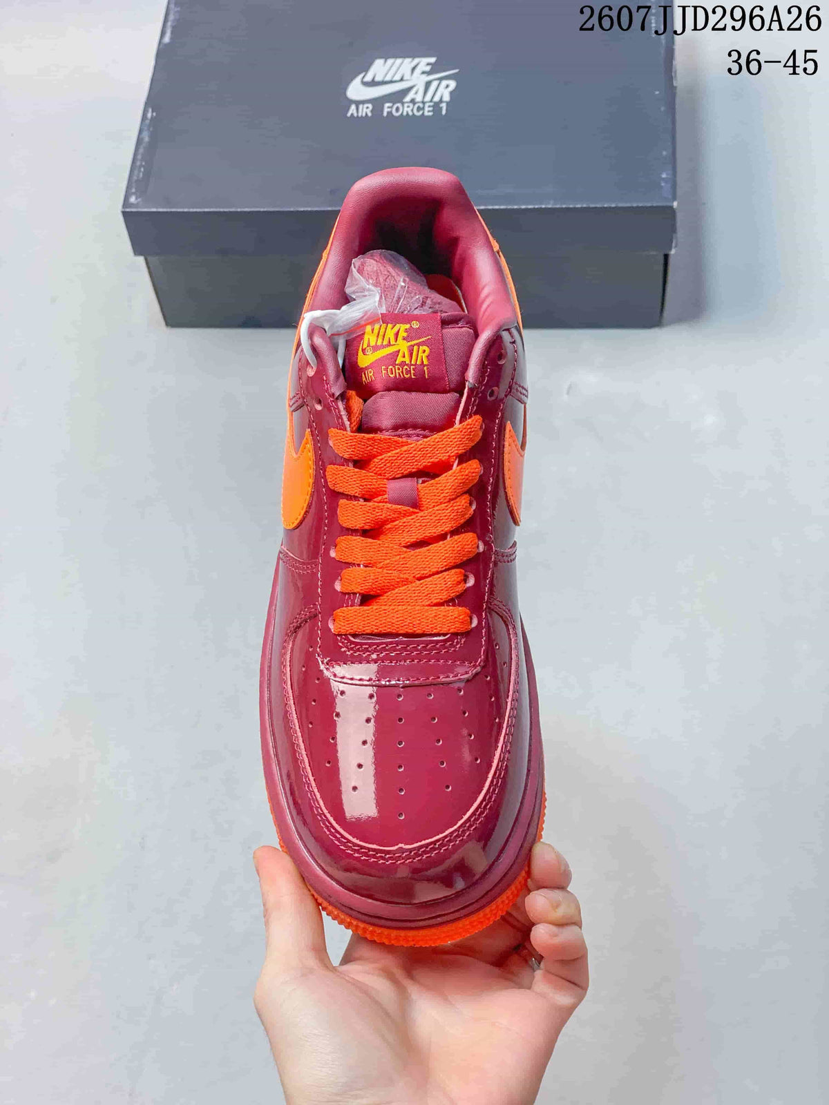 Nike Air Force 1 Low Burgundy Orange 722260UPW