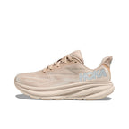 HOKA Clifton 9 Running Shoes in Beige and Tan