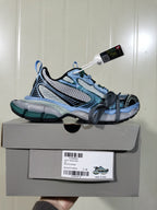 Nike Mesh Panel Sneakers Blue Green Reflective Style