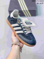 Adidas Wales Bonner Samba Low Sneakers Navy White