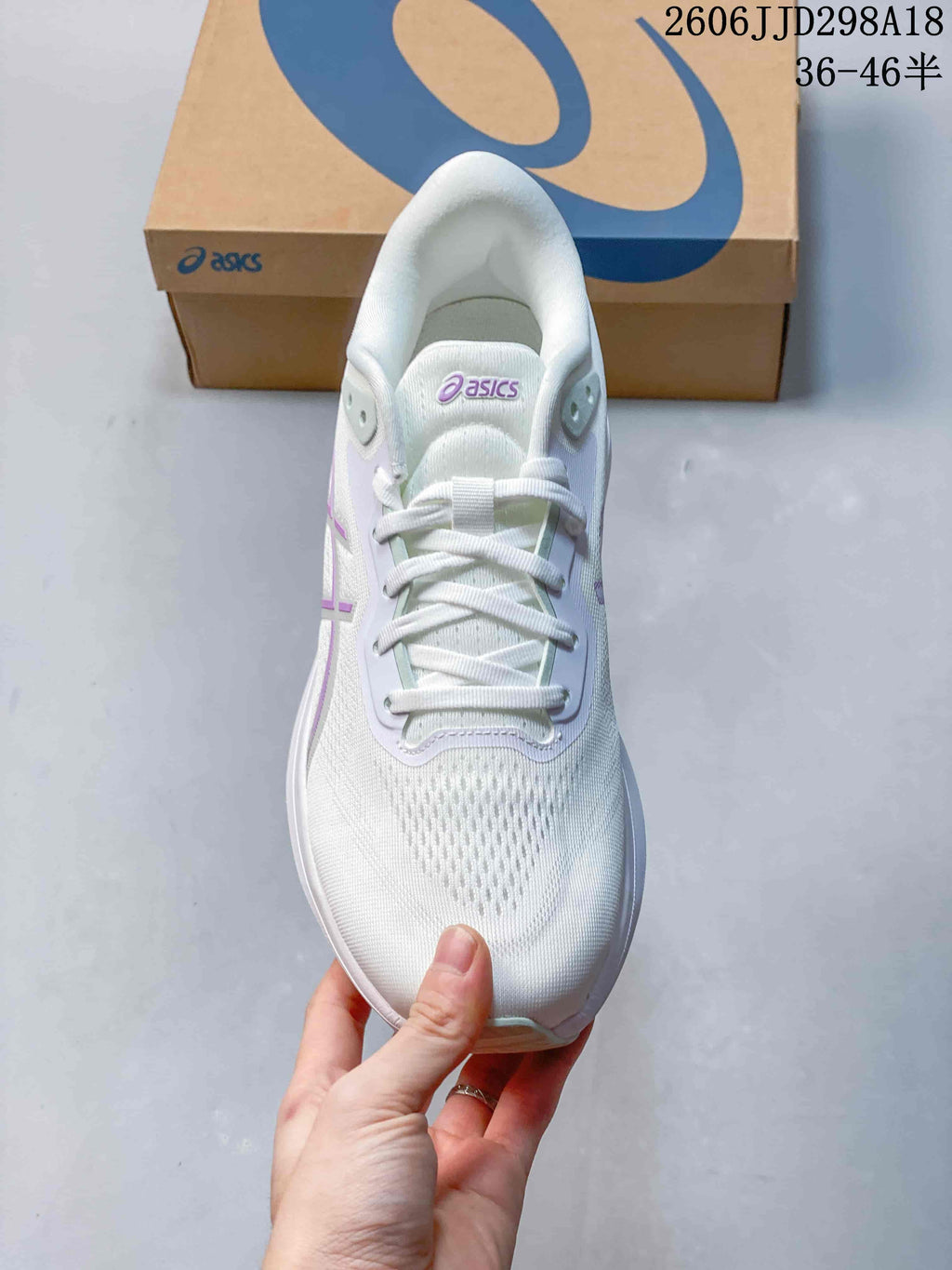 ASICS GT-1000 13 Paris Running Shoes White Lilac 1011B952-750