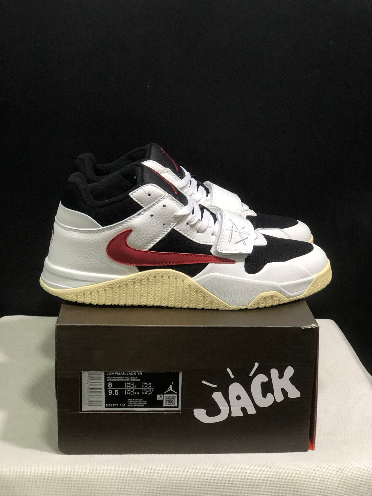 Jordan Jumpman Jack White Black Red Sneakers