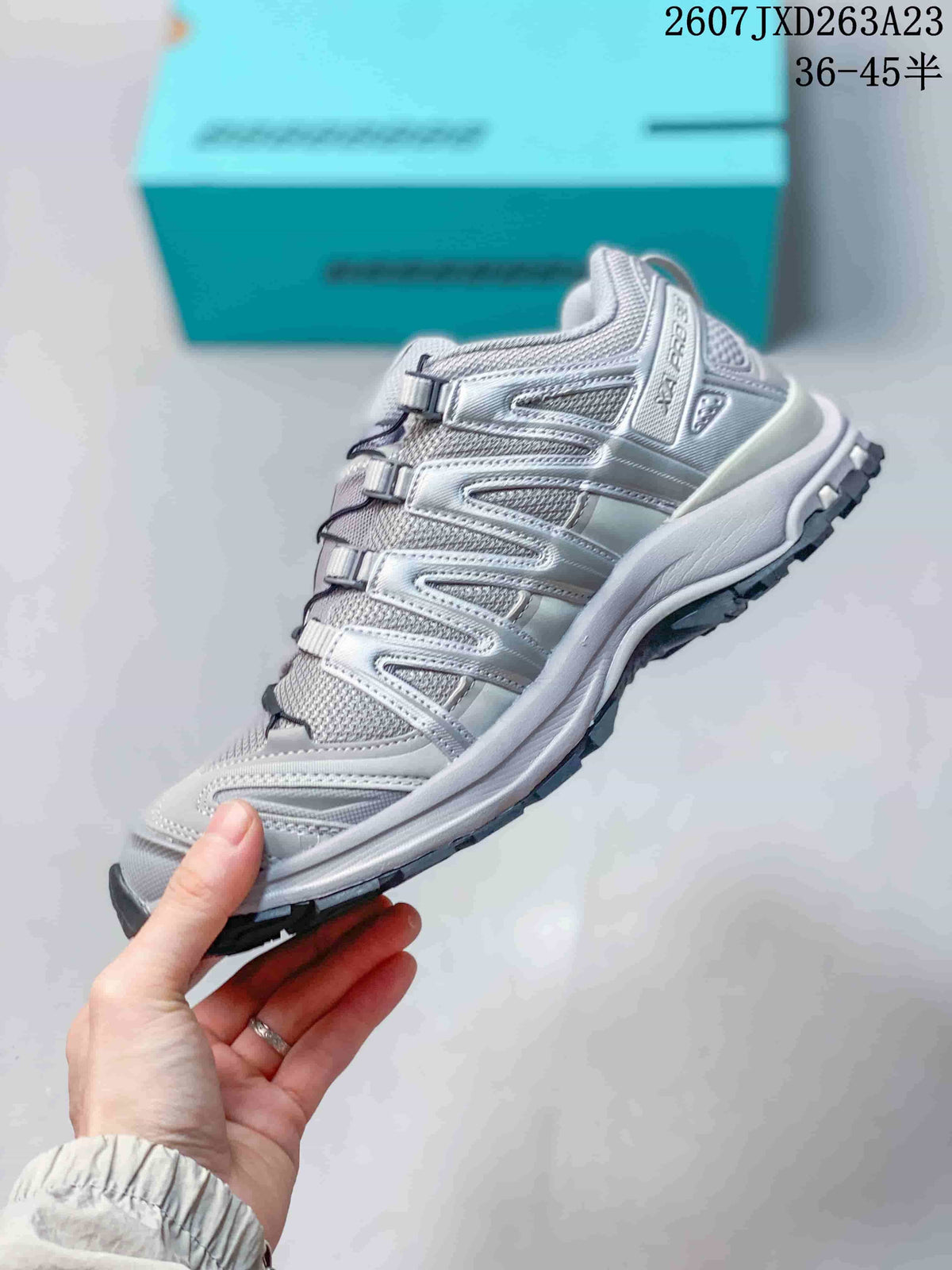 Salomon XA Pro 3D Low-Top Sneakers Alloy Gray Silver 07JXD263A23