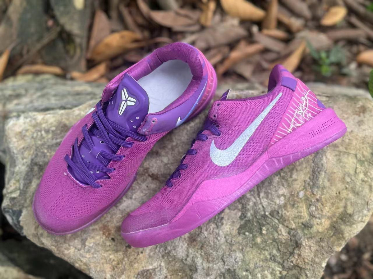 Nike Kobe 8 Basketball Shoes, Purple and Pink