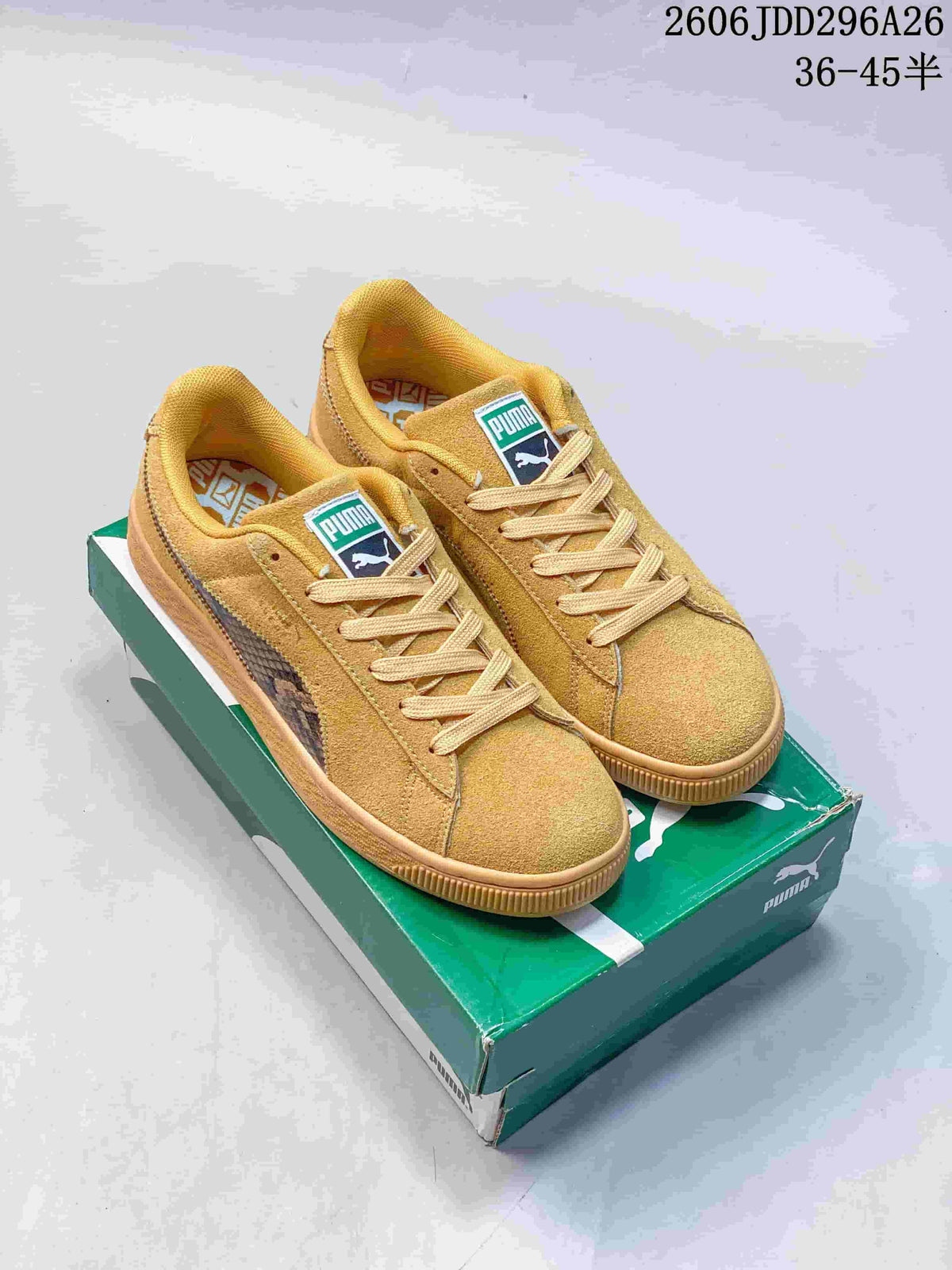 PUMA Suede Shed Low-Top Sneakers Wheat 369568