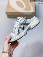 ASICS Gel-1130 White Silver Mesh Sneakers