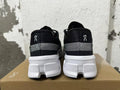 On Running Cloudmonster Black Silver Running Sneakers